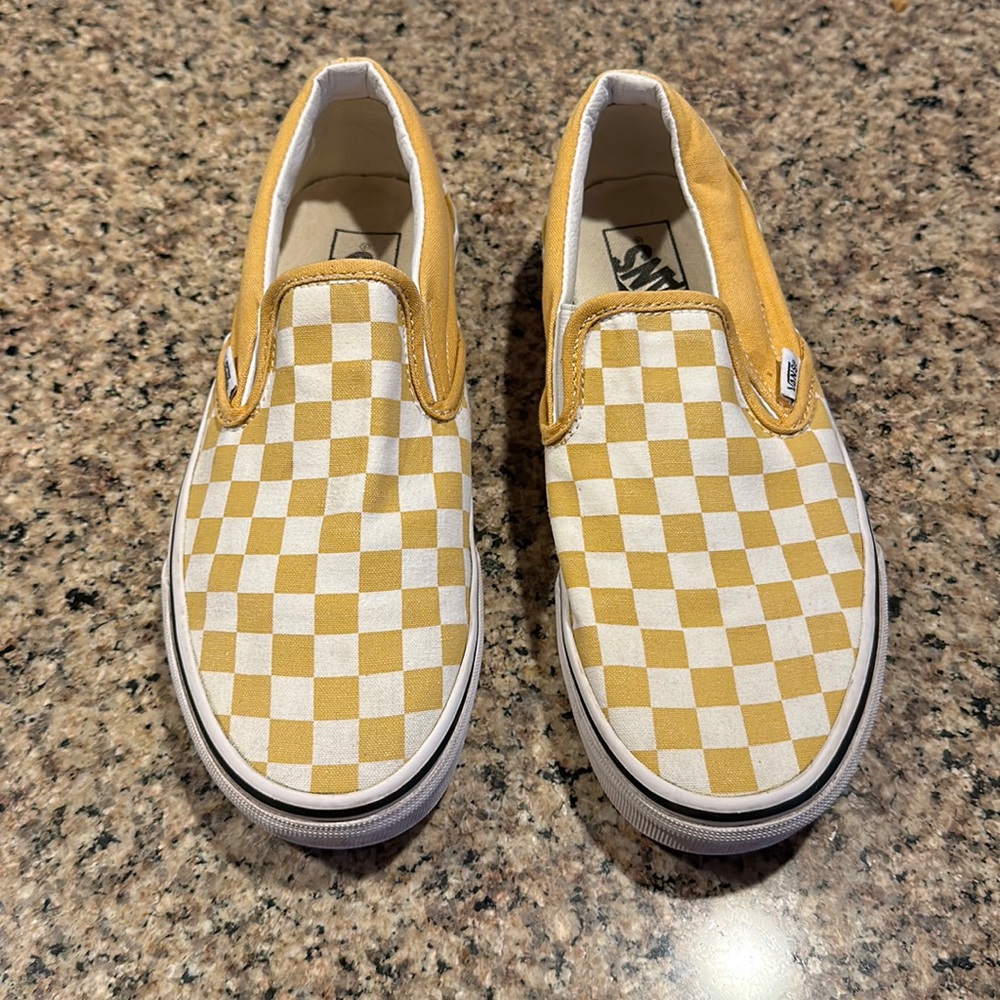Women’s size 8.5 men’s size 7 Golden Yellow Vans
